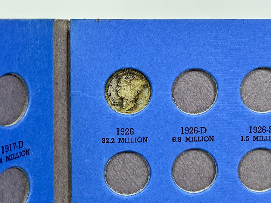 Collection Of Mercury Head Silver Dimes 1916-1945 - Incomplete See Photos [Photo 5]