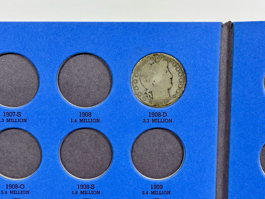 Collection Of Barber, Liberty Head Or Morgan Silver Half Dollars From 1904-1915 - Incomplete See Photos [Photo 4]