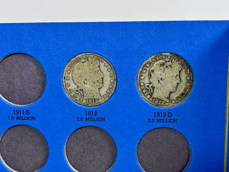 Collection Of Barber, Liberty Head Or Morgan Silver Half Dollars From 1904-1915 - Incomplete See Photos [Photo 6]