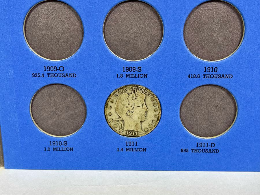 Collection Of Barber, Liberty Head Or Morgan Silver Half Dollars From 1904-1915 - Incomplete See Photos [Photo 5]