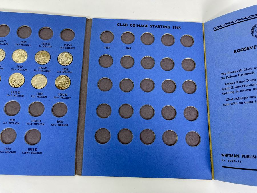 Collection Of Roosevelt Silver Dimes 1946 Onward - Incomplete See Photos [Photo 8]