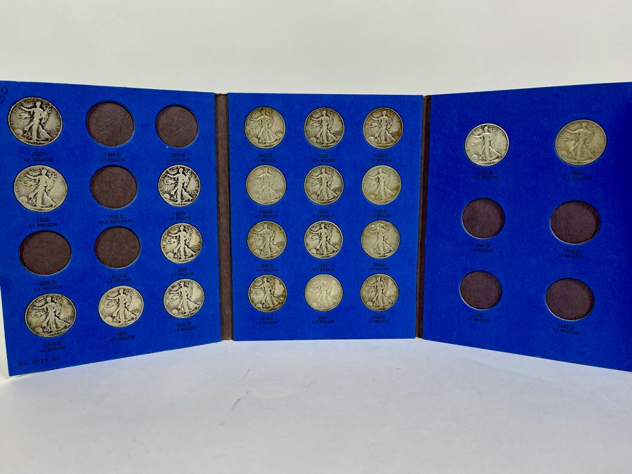 Collection Of Liberty Standing Silver Half Dollars 1937-1947 - Incomplete See Photos [Photo 3]