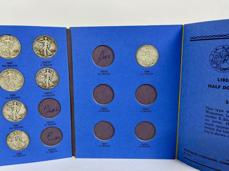 Collection Of Liberty Standing Silver Half Dollars 1937-1947 - Incomplete See Photos [Photo 9]