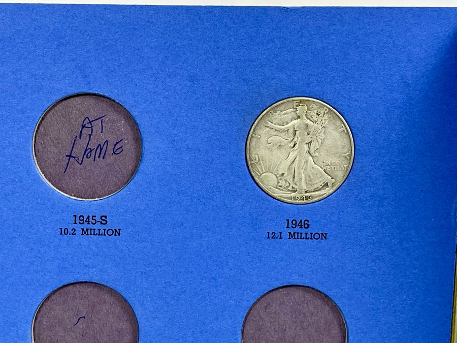 Collection Of Liberty Standing Silver Half Dollars 1937-1947 - Incomplete See Photos [Photo 8]