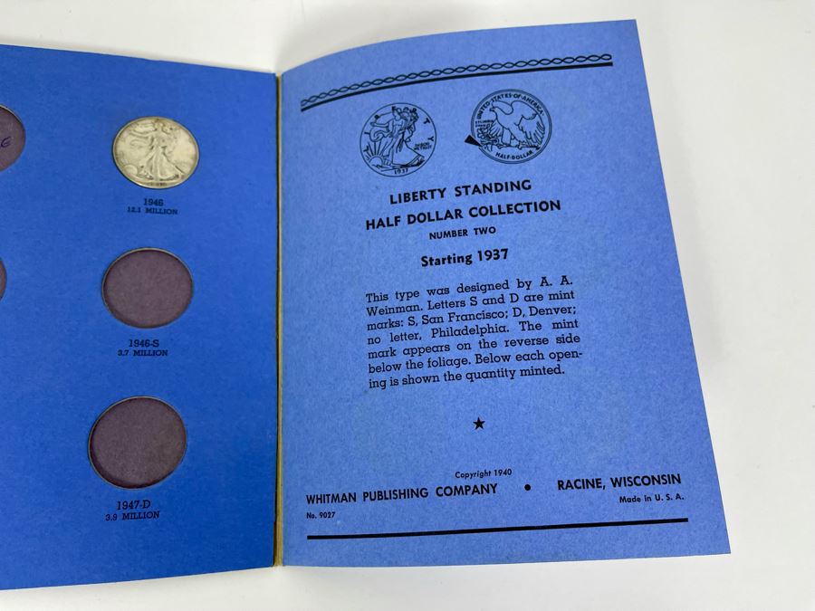 Collection Of Liberty Standing Silver Half Dollars 1937-1947 - Incomplete See Photos [Photo 10]