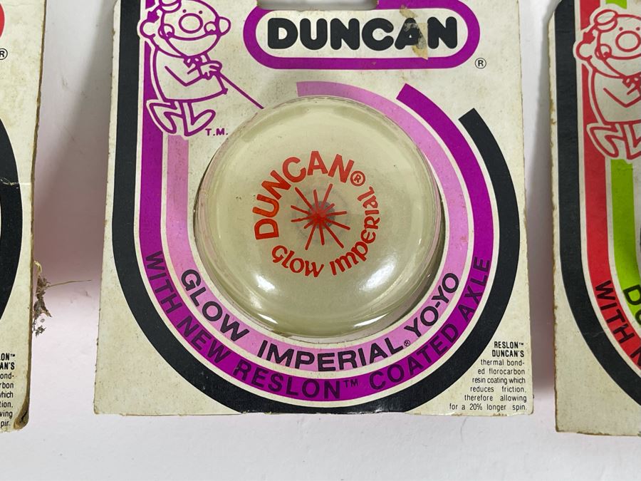 Vintage Original New Old Stock DUNCAN Yo-Yos: (2) DUNCAN Jewel, (1) DUNCAN Glow Imperial And (2) DUNCAN Long Spin Wheels [Photo 9]