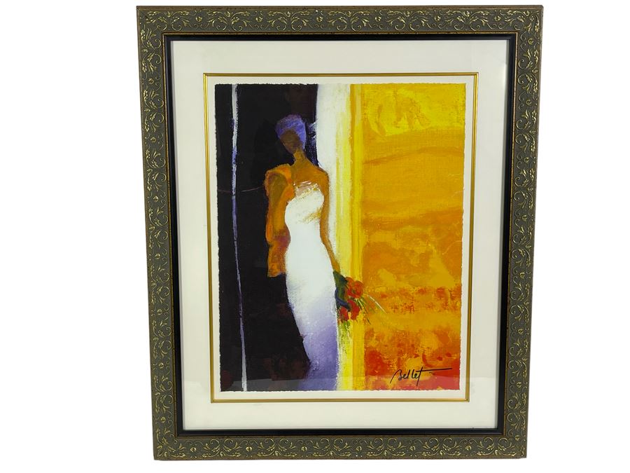 Limited Edition Emile Bellet Giclee Print 19 X 24 Framed 30 X 36 [Photo 2]