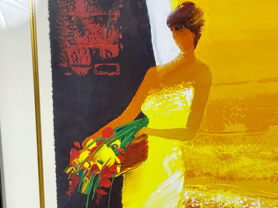 Limited Edition Artist Proof Emile Bellet Giclee Print 19 X 24 Framed 31 X 36 [Photo 3]