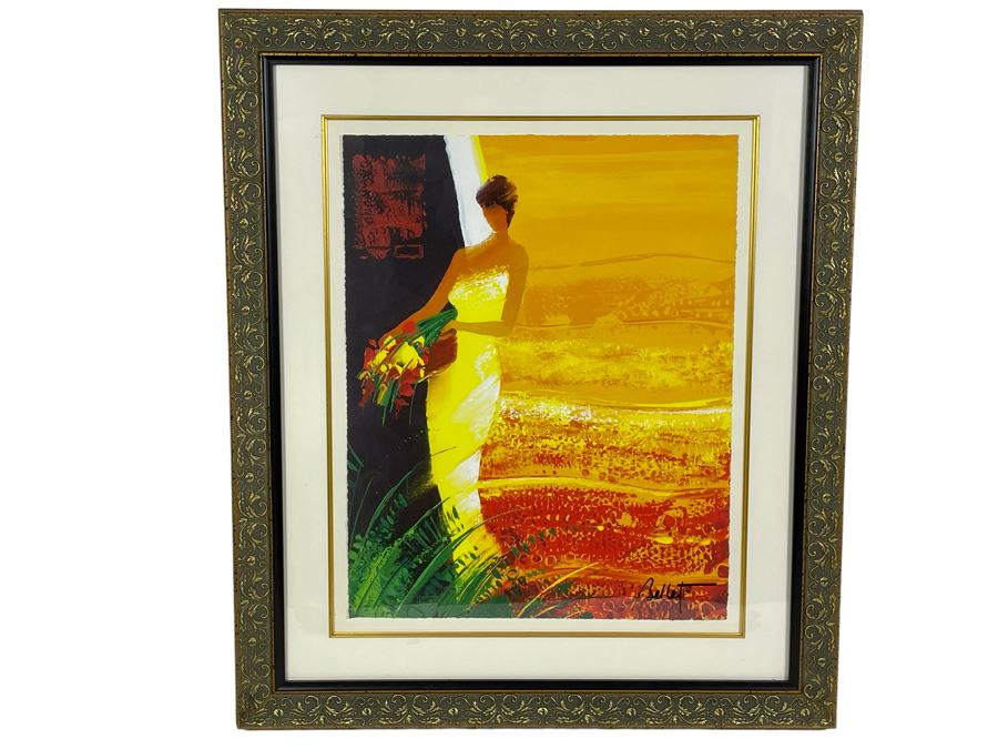 Limited Edition Artist Proof Emile Bellet Giclee Print 19 X 24 Framed 31 X 36 [Photo 2]
