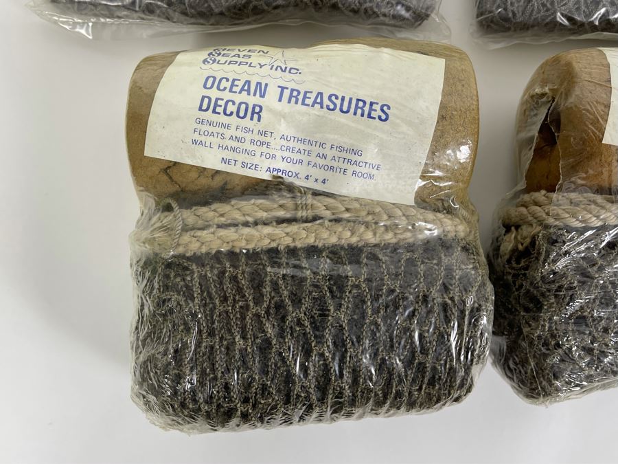 Vintage New Old Stock Fish Net / Ocean Treasures Decor [Photo 10]