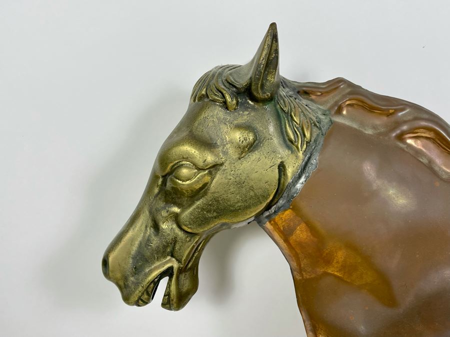 Copper And Brass Horse Weather Vane Part 34W X 20H X 4D [Photo 5]