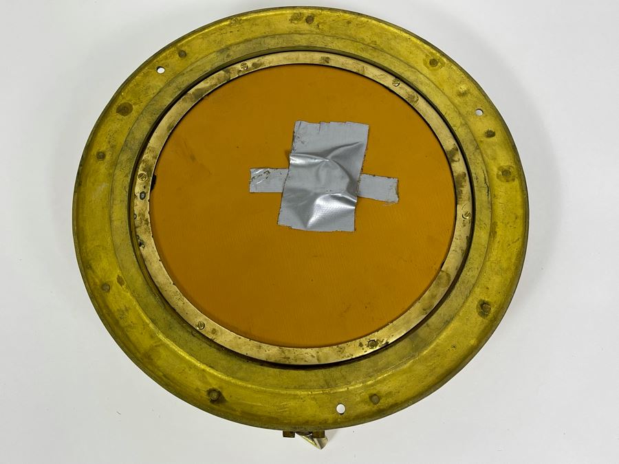 Pair Of Brass Ship's Porthole Wall Mirrors 12W [Photo 8]