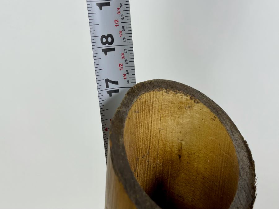 Vintage Bamboo Vase 17H [Photo 4]