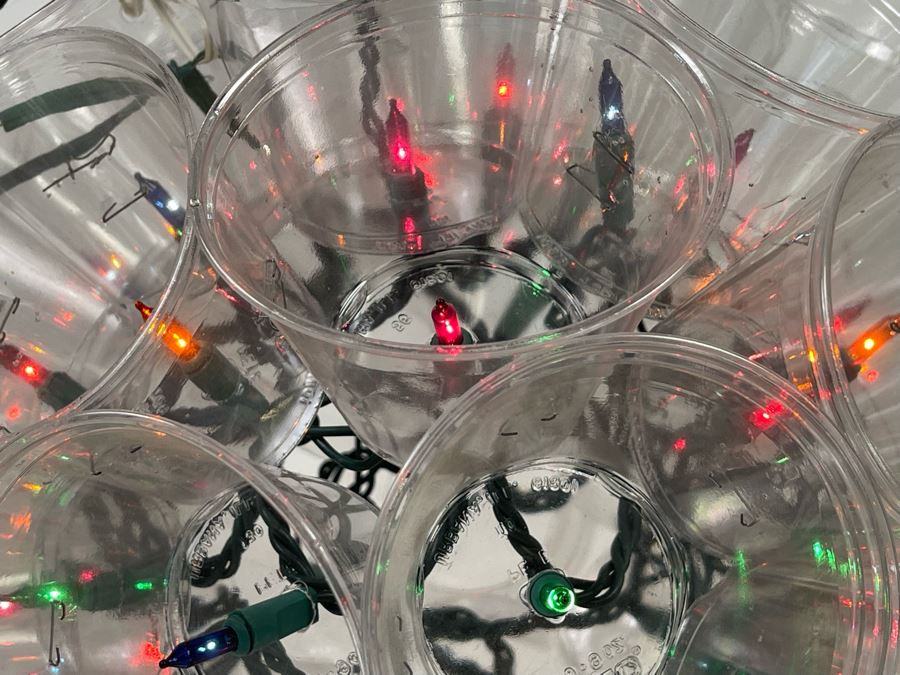 Handmade Conversation Piece Solo Plastic Cup Holiday Light Fixture 14R [Photo 7]