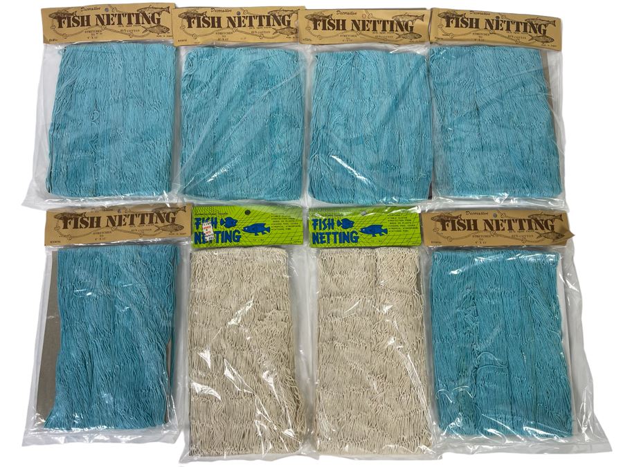 Eight New Fish Netting Decorations