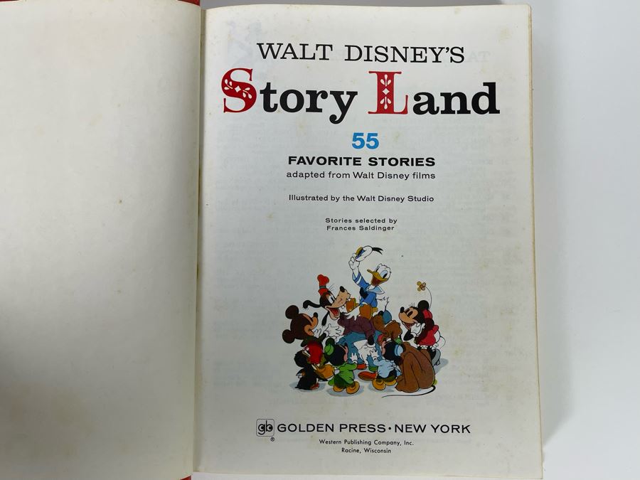 Vintage 1962 Walt Disney's Story Land Hardcover Book [Photo 4]