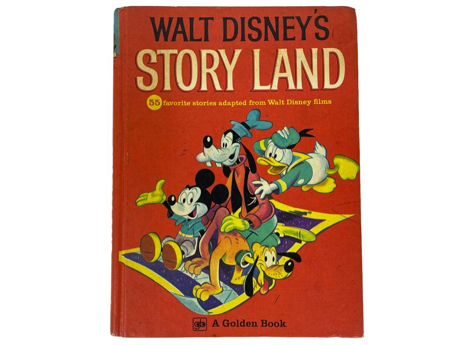 Vintage 1962 Walt Disney's Story Land Hardcover Book