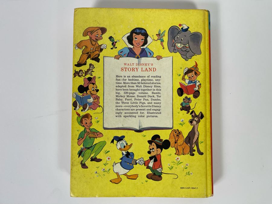 Vintage 1962 fashion Walt Disney Story Land book