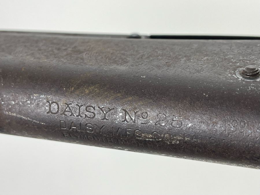 Vintage Daisy No 25 Air Rifle With Wooden Stock 36.5L [Photo 7]