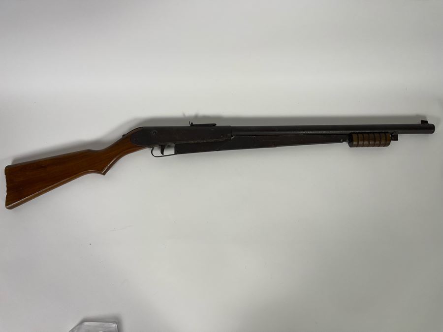 Vintage Daisy No 25 Air Rifle With Wooden Stock 36.5L [Photo 5]