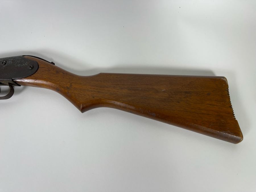 Vintage Daisy No 25 Air Rifle With Wooden Stock 36.5L [Photo 4]