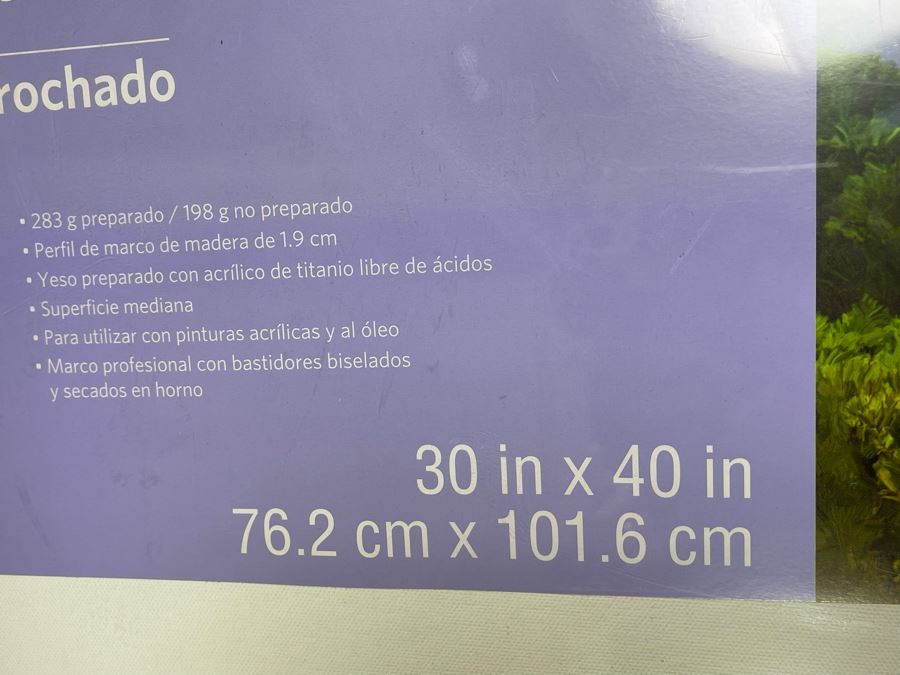 New Sets Of Artist Canvas: (2) 30' X 40' Artist Canvases And (3) 24' X 36' [Photo 3]