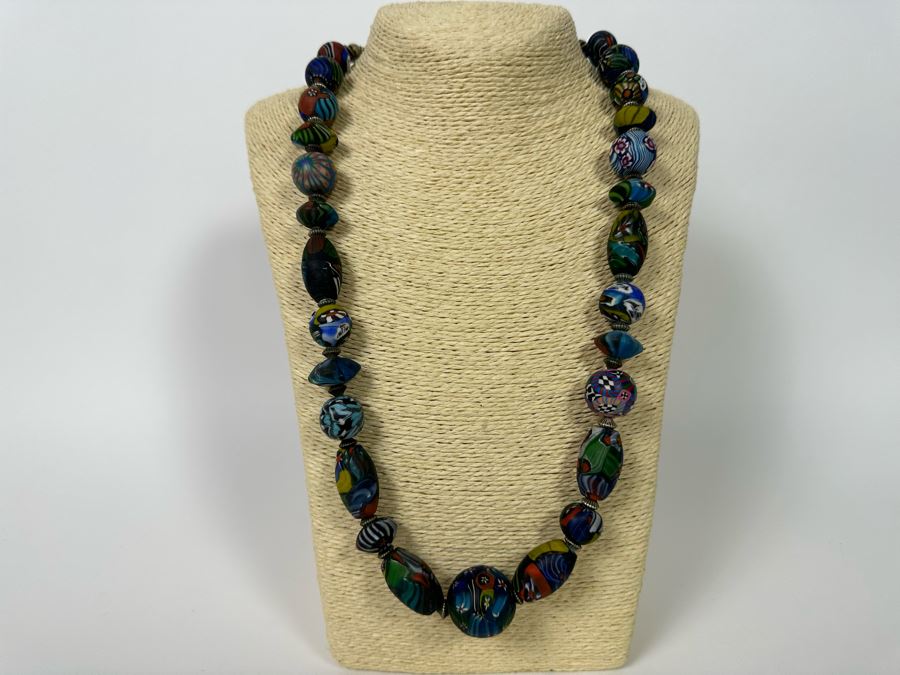 Millefiori Beads 26' Necklace [Photo 2]