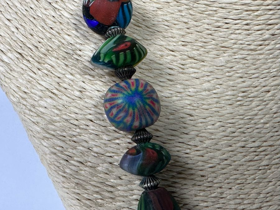 Millefiori Beads 26' Necklace [Photo 6]