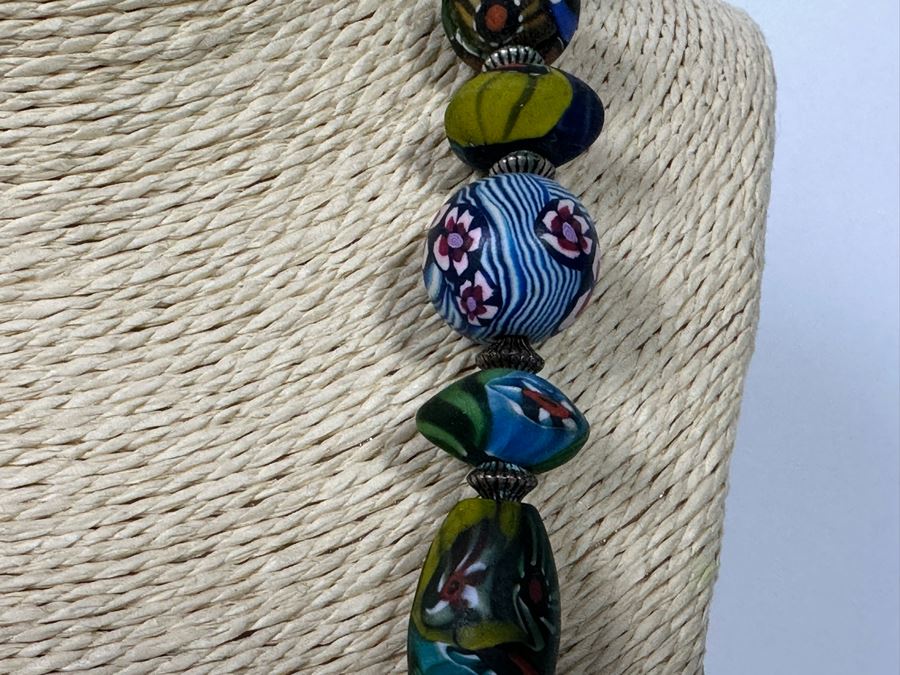 Millefiori Beads 26' Necklace [Photo 5]
