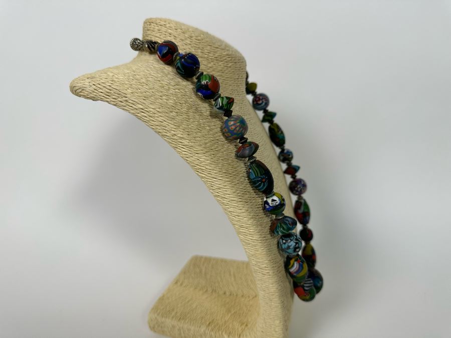 Millefiori Beads 26' Necklace [Photo 7]