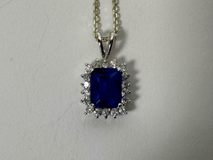 Sterling Silver Pendant With 18' Sterling Chain [Photo 4]