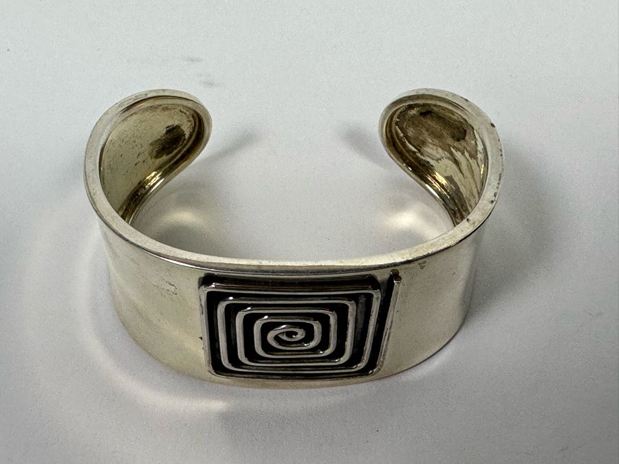 Sterling Silver Bracelet 2.5W 36.2g [Photo 4]