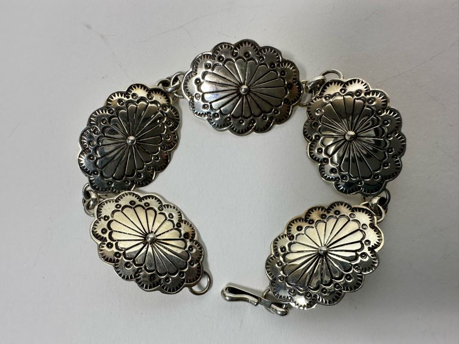 Sterling Silver 8' Bracelet 16.4g [Photo 3]