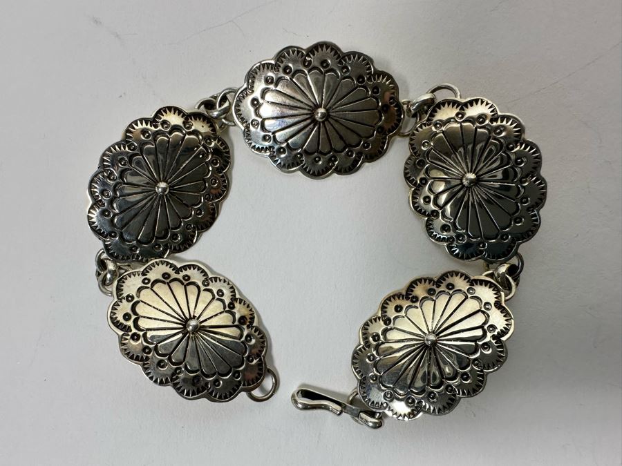 Sterling Silver 8' Bracelet 16.4g [Photo 2]