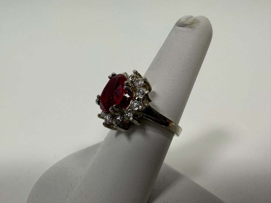 Sterling Silver Ring Size 7 6.9g [Photo 4]