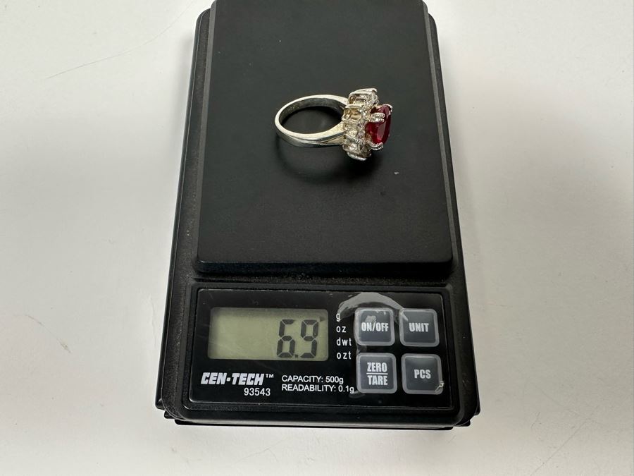 Sterling Silver Ring Size 7 6.9g [Photo 8]