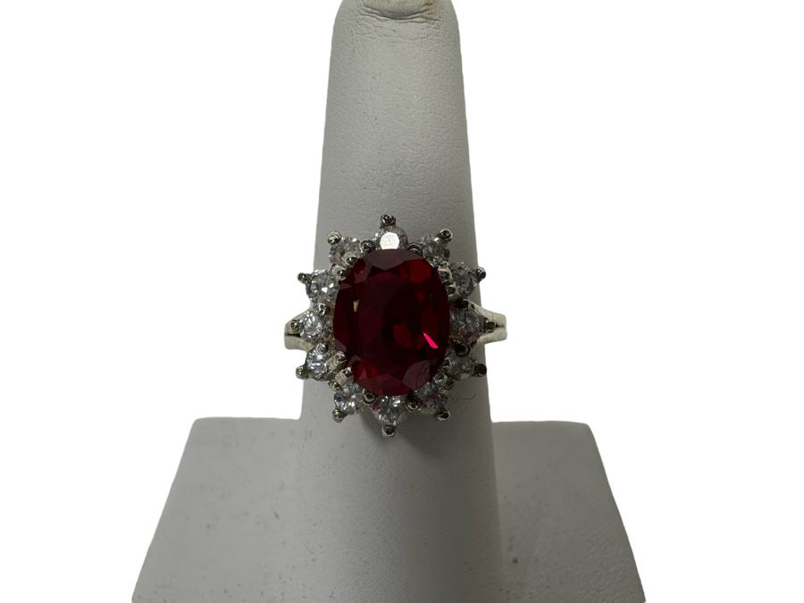 Sterling Silver Ring Size 7 6.9g
