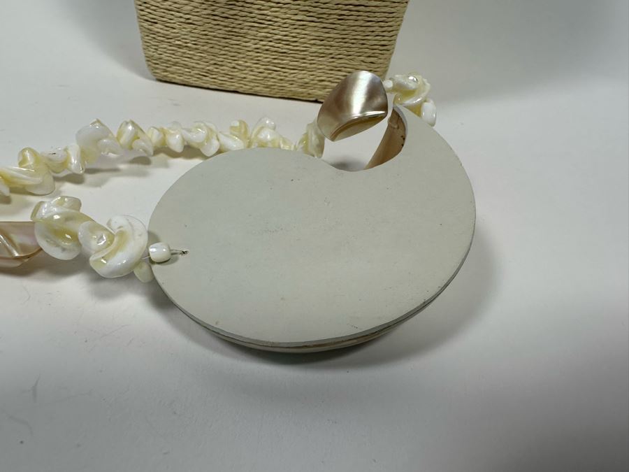 Pair Of Large Nautilus Shell Pendant Necklaces [Photo 10]