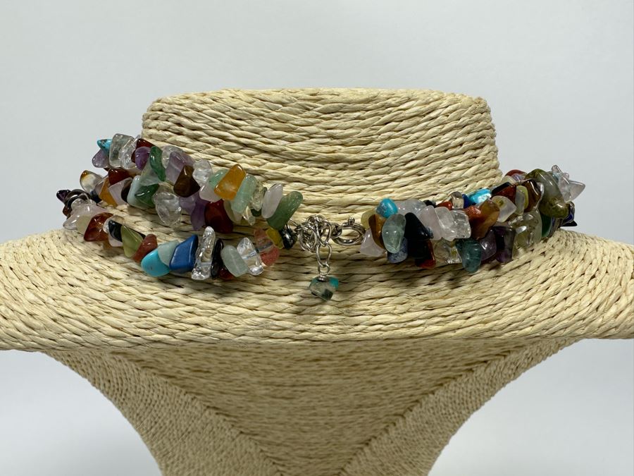 Mulit-Strand Multi-Stone Necklace [Photo 7]