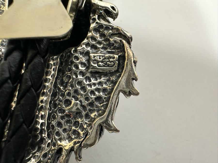 Sterling Silver Horse Head Bolo Tie 68.2g [Photo 9]