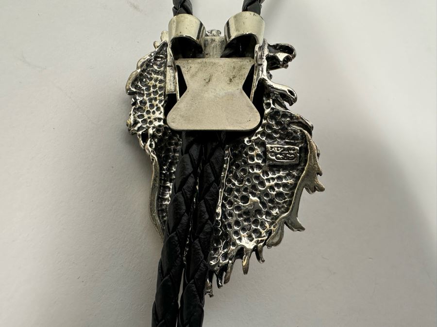 Sterling Silver Horse Head Bolo Tie 68.2g [Photo 8]