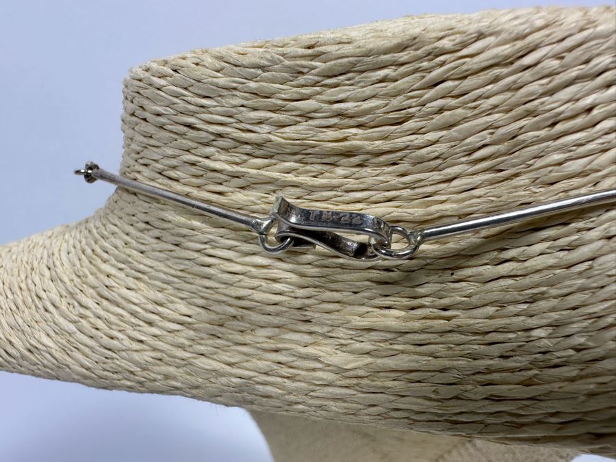 Sterling Silver 22' Designer Necklace 32.2g [Photo 5]