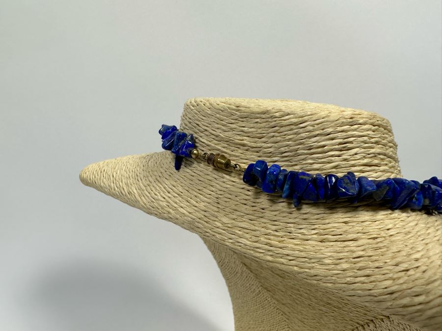18' Lapis Lazuli Bead Necklace [Photo 5]