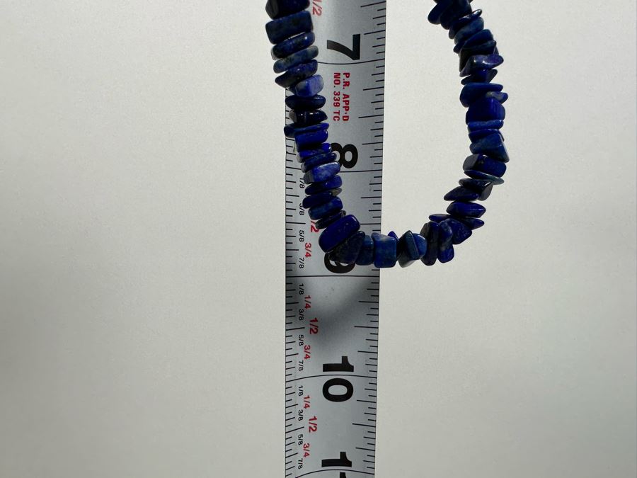 18' Lapis Lazuli Bead Necklace [Photo 6]