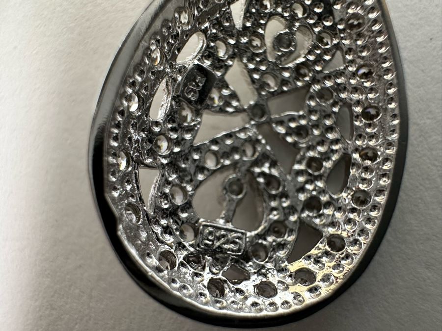 Sterling Silver Pendant With Sterling 18' Chain Necklace [Photo 9]