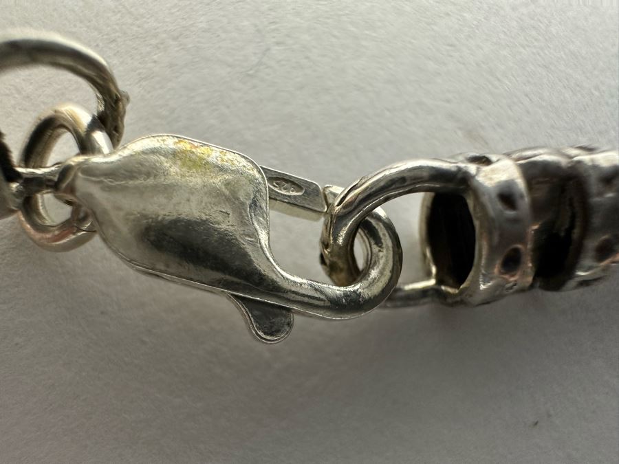 Large Shell Pendant Necklace With Sterling Silver Clasp [Photo 6]