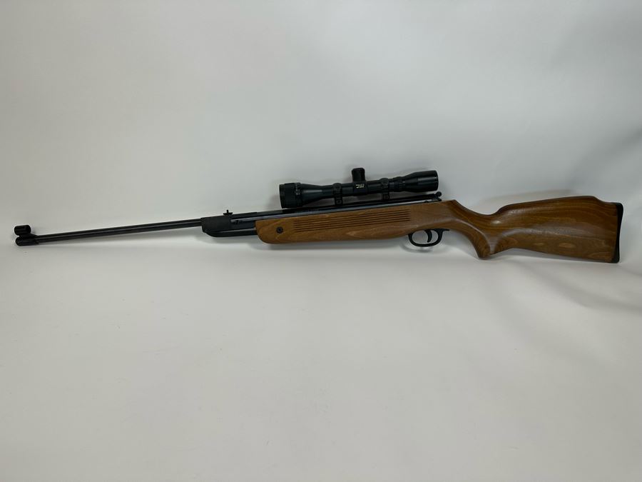 Collectible Winchester Model 1000X Pellet Rifle Daisy Outdoor Products .177 Caliber Made In Turkey With Wooden Stock And BSA Air Rifle Scope 45L [Photo 3]