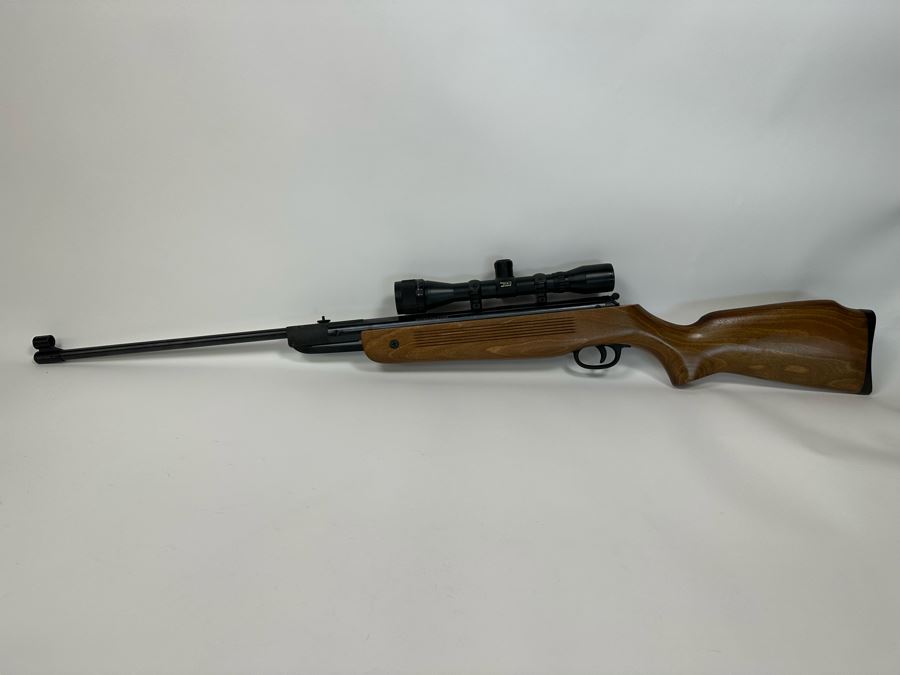 Collectible Winchester Model 1000X Pellet Rifle Daisy Outdoor Products .177 Caliber Made In Turkey With Wooden Stock And BSA Air Rifle Scope 45L [Photo 2]