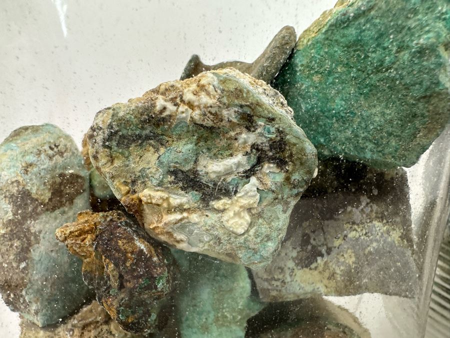 Various Rocks And Minerals (Copper In Matrix) From The Santa Rita Ghost Town Copper Mine In New Mexico - See Photos [Photo 4]