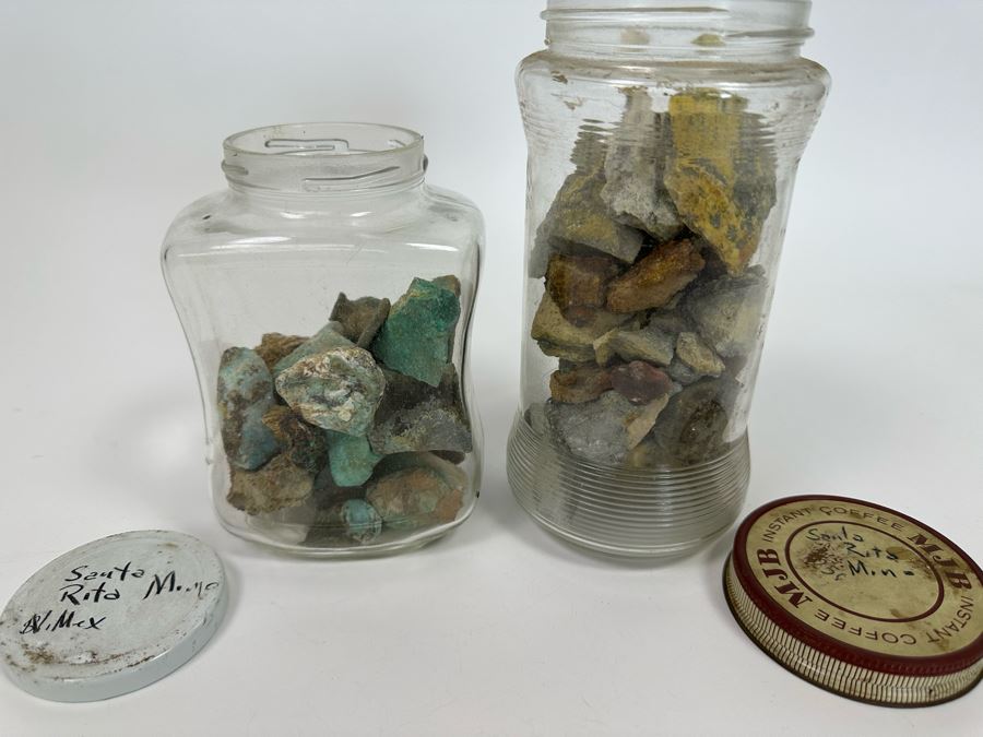 Various Rocks And Minerals (Copper In Matrix) From The Santa Rita Ghost Town Copper Mine In New Mexico - See Photos [Photo 2]